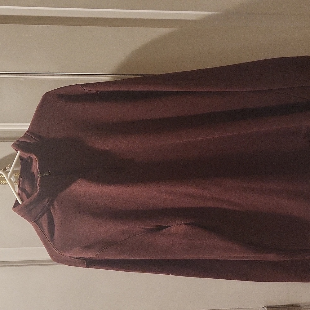 George Dark Burgundy 1/4 Zip Shirt
